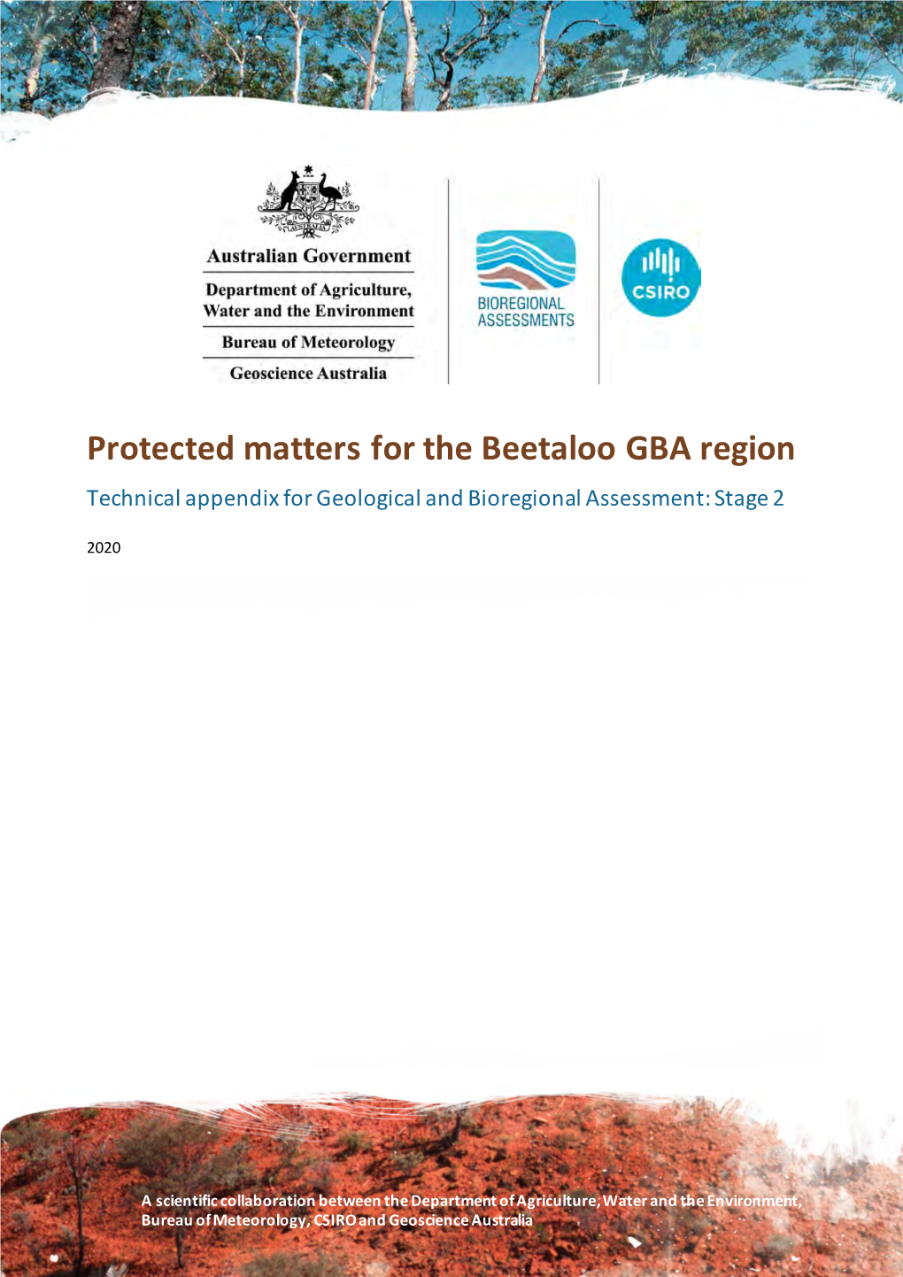 Protected Matters for the Beetaloo GBA Region Technical Appendix for Geological and Bioregional Assessment: Stage 2
