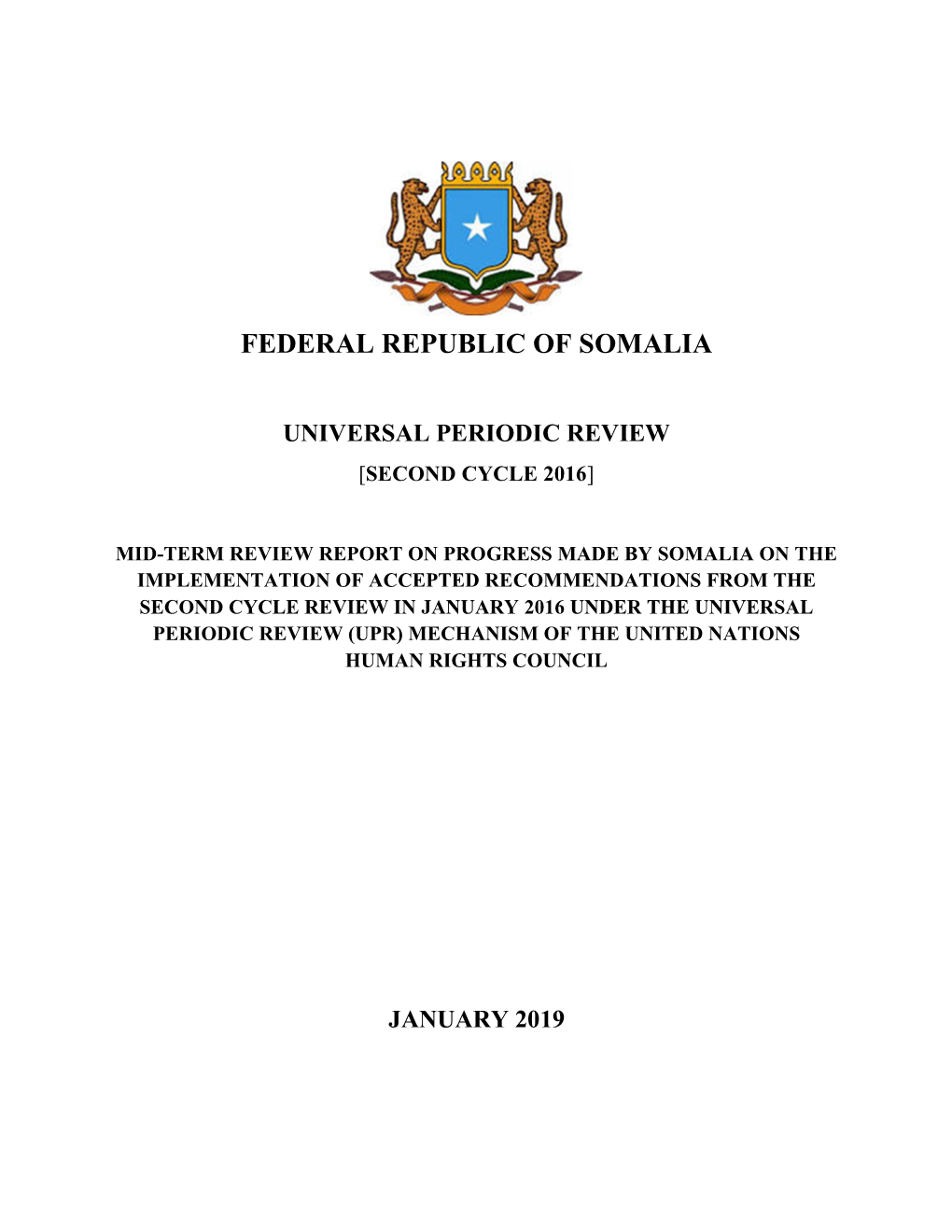 Federal Republic of Somalia