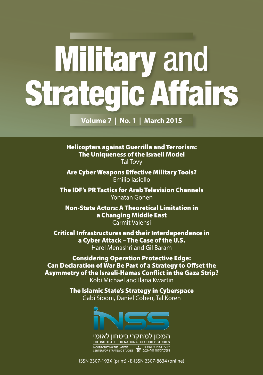 Military and Strategic Affairs