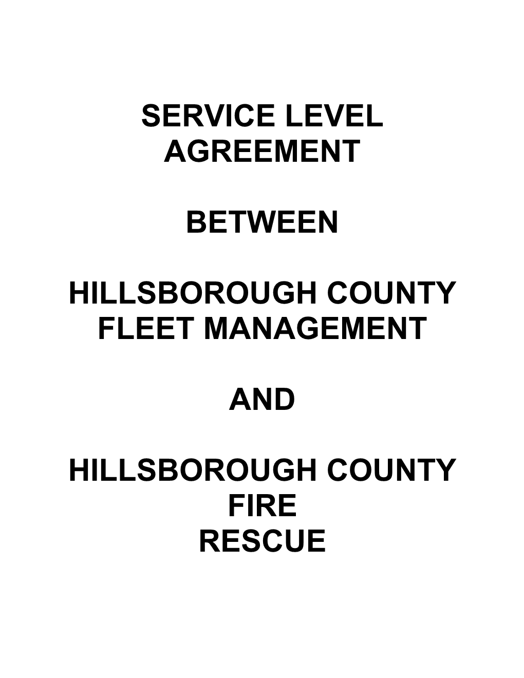 Hillsborough County Fleet Management Fire Rescue