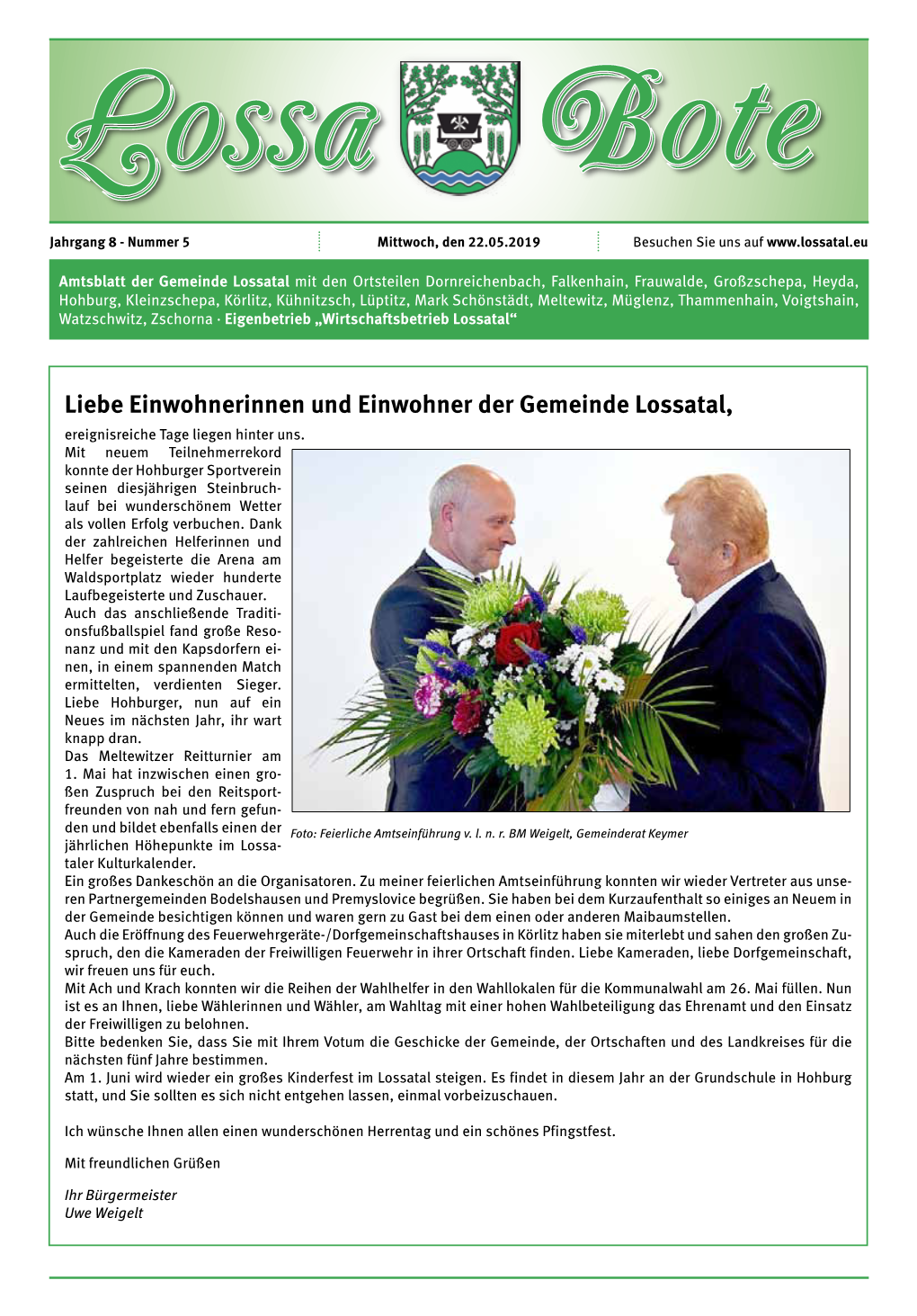 Amtsblatt Mai 2019