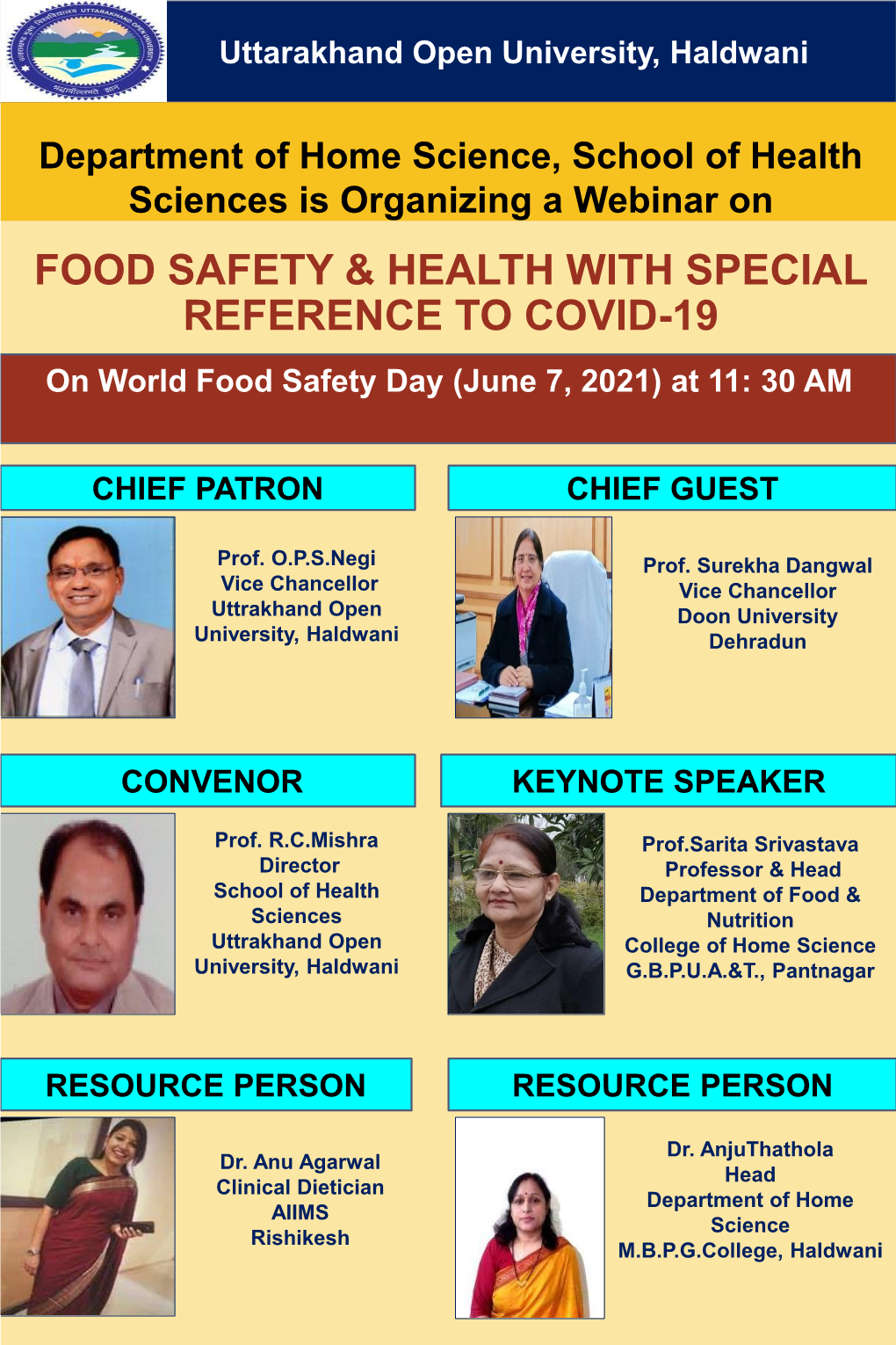 Food Safety & Health with Special Reference to Covid