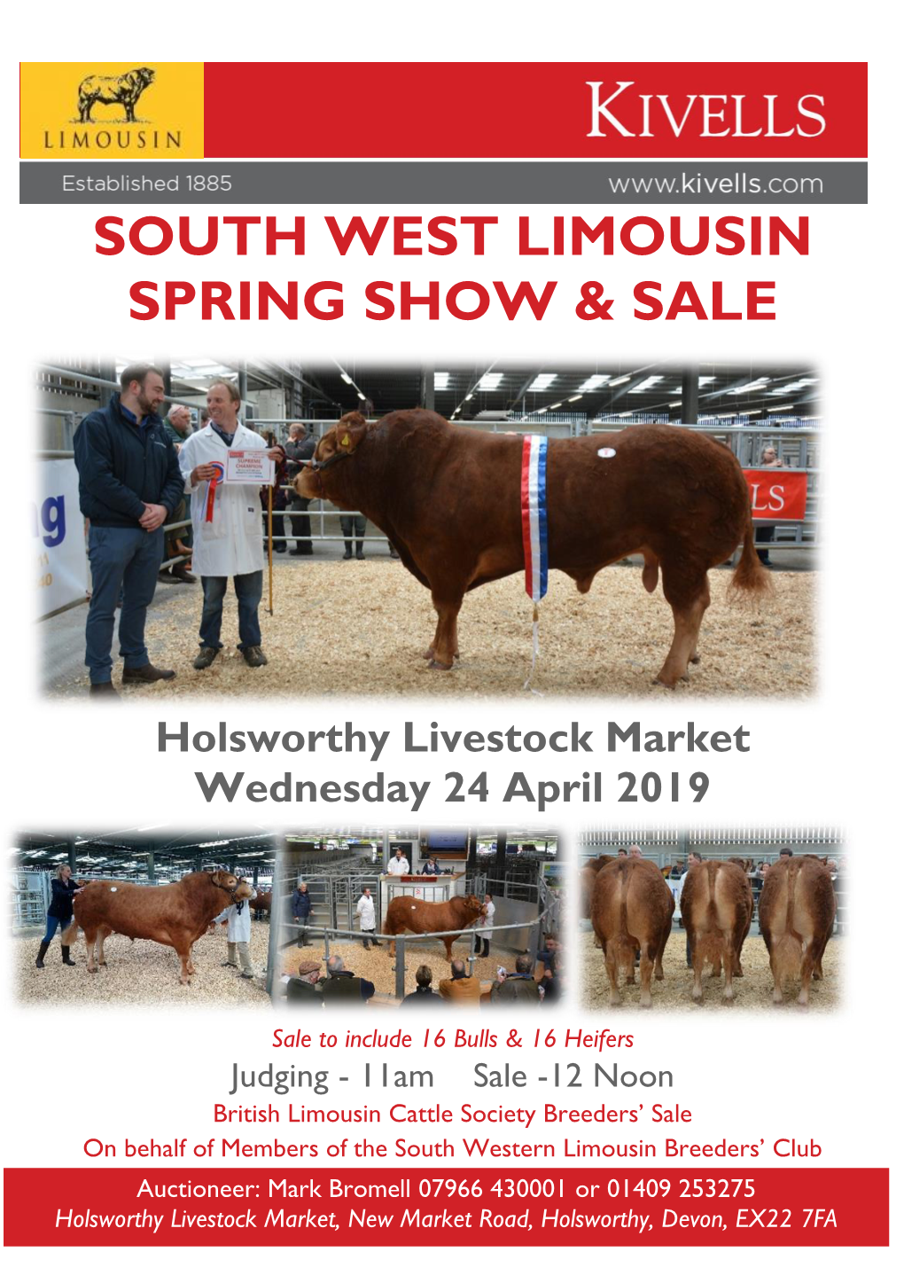 South West Limousin Spring Show & Sale