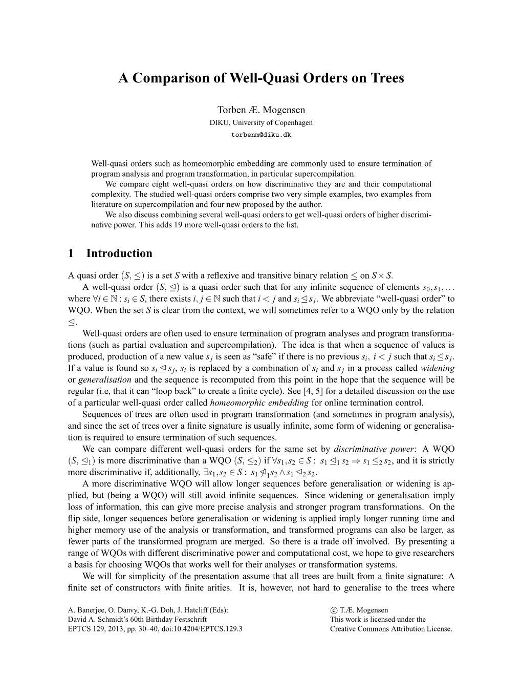 A Comparison of Well-Quasi Orders on Trees