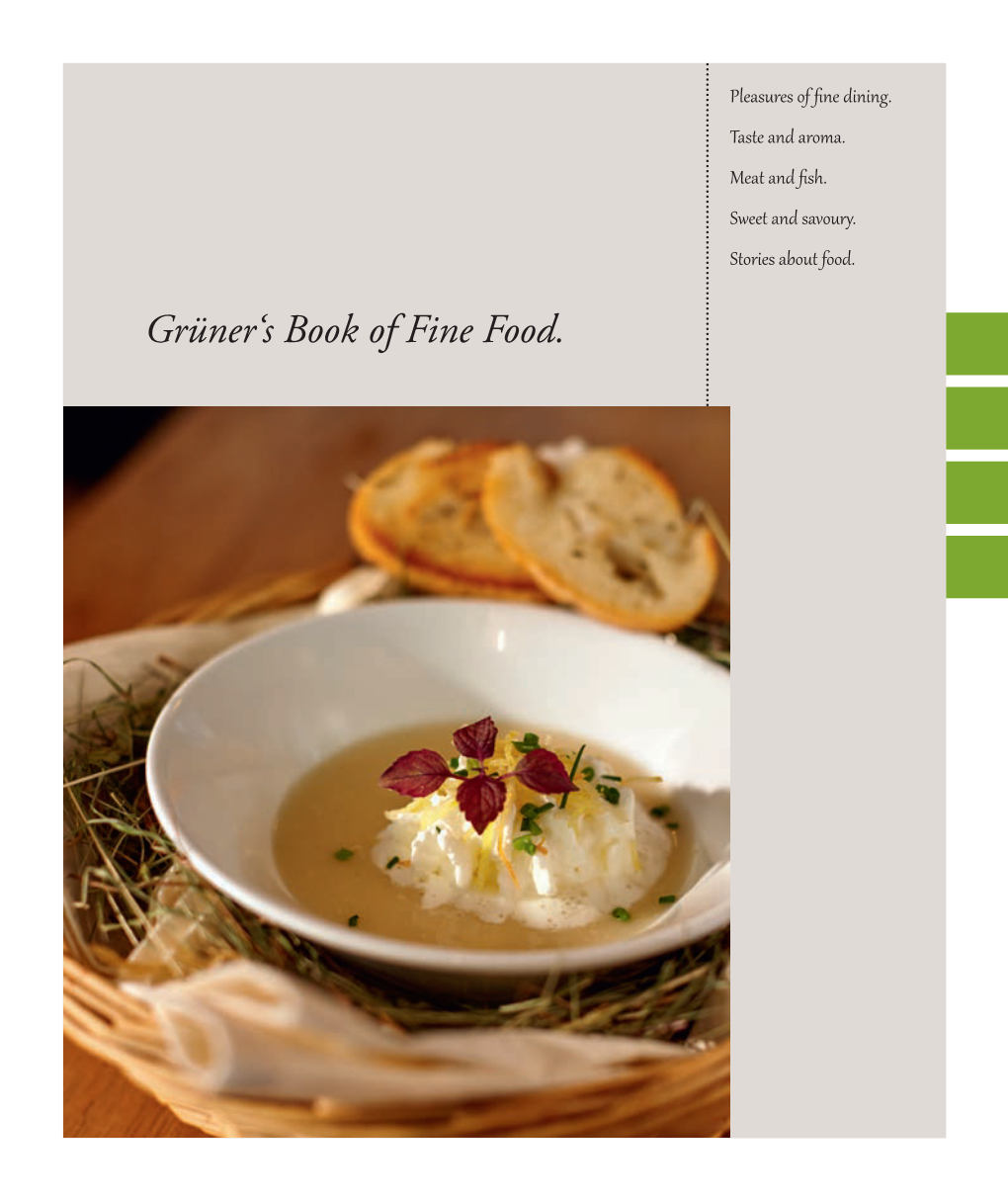 Grüner's Book of Fine Food