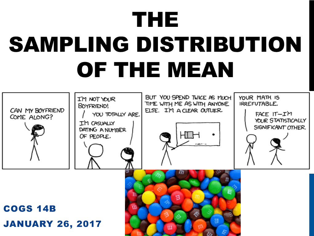 The Sampling Distribution of the Mean