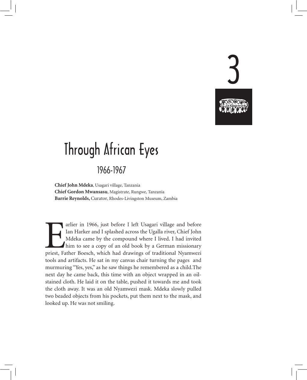 Through African Eyes