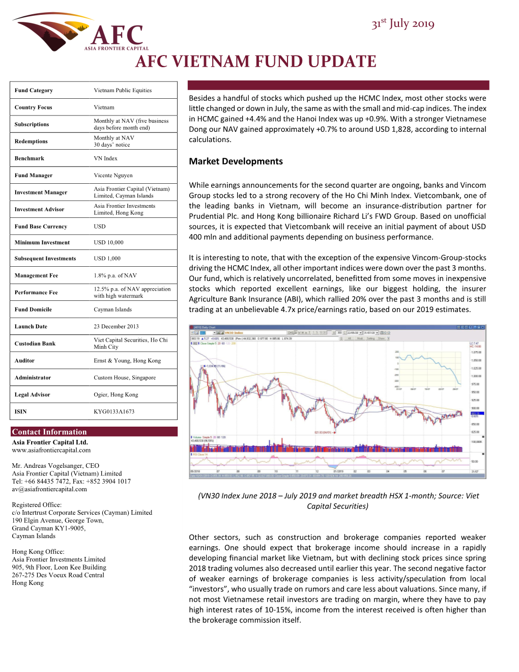 Afc Vietnam Fund Update