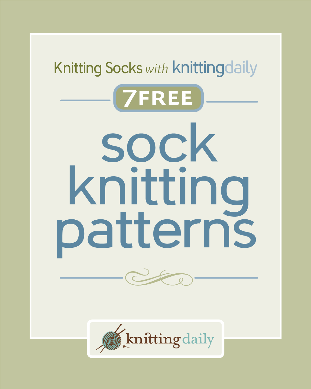 7 Free Sock Knitting Patterns I Knitting Socks with Knittingdaily: 7 Free Sock Knittingi Patterns 2 1 3 4