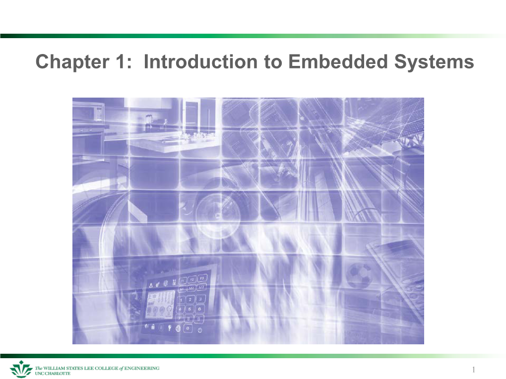 Chapter 1: Introduction to Embedded Systems