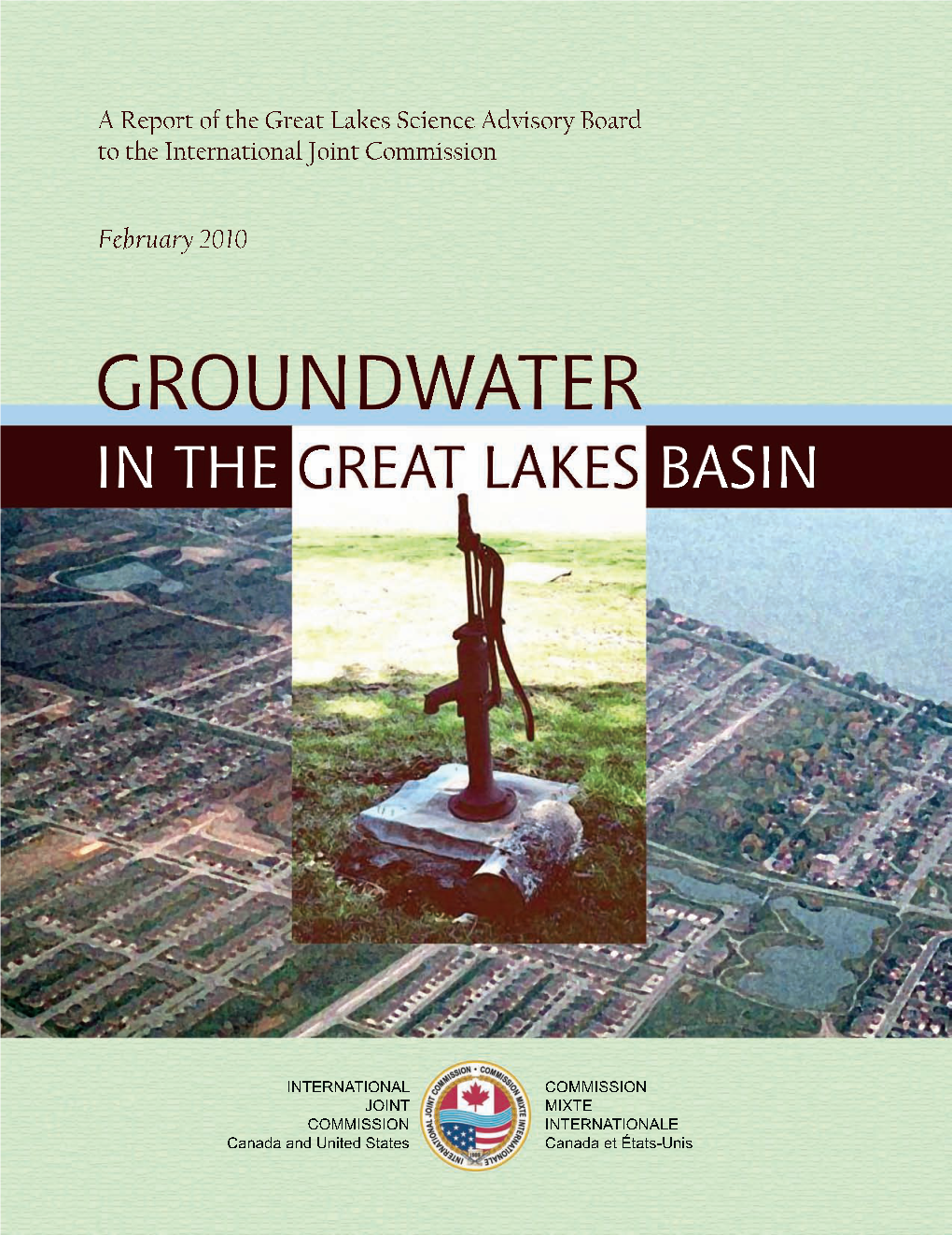 Groundwater in the Great Lakes Basin