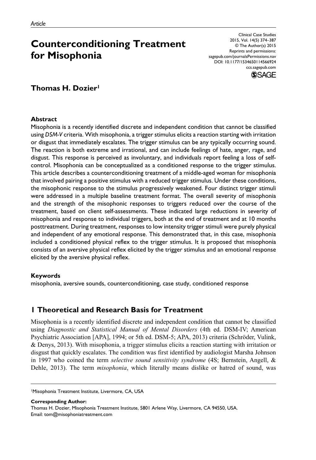 Dozier-2015-Counterconditioning-Treatment-For-Misophonia.Pdf