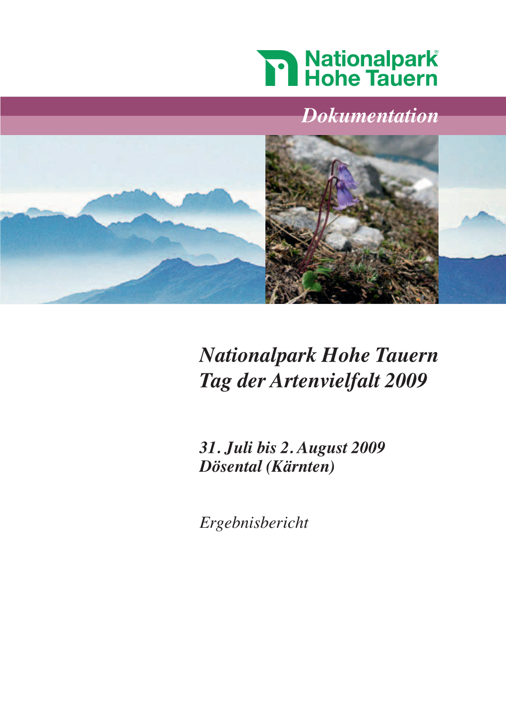 Nationalpark Hohe Tauern Tag Der Artenvielfalt 2009 Dokumentation