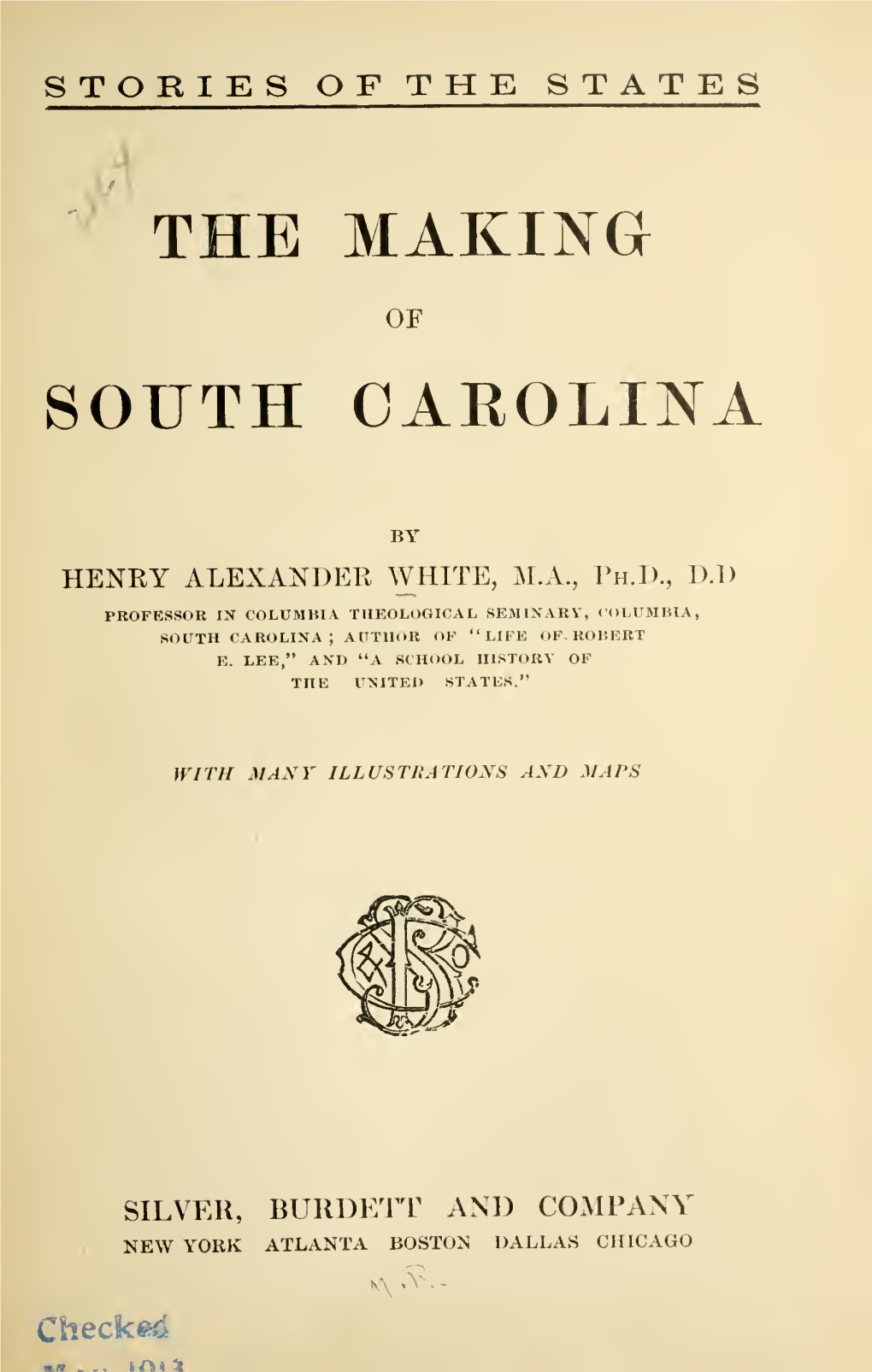 The Making of South Carolina