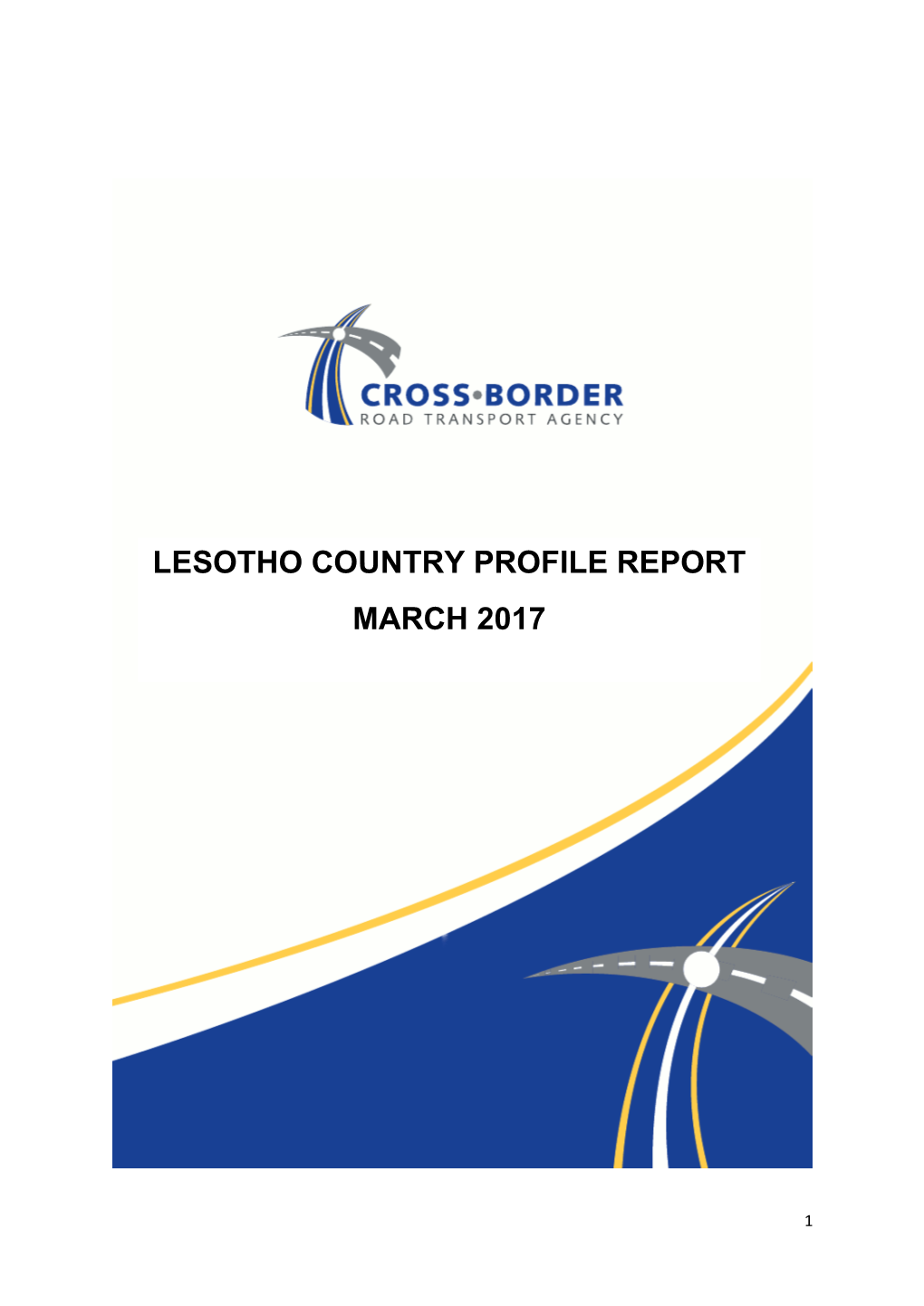 Lesotho Country Profile Report (March 2017)