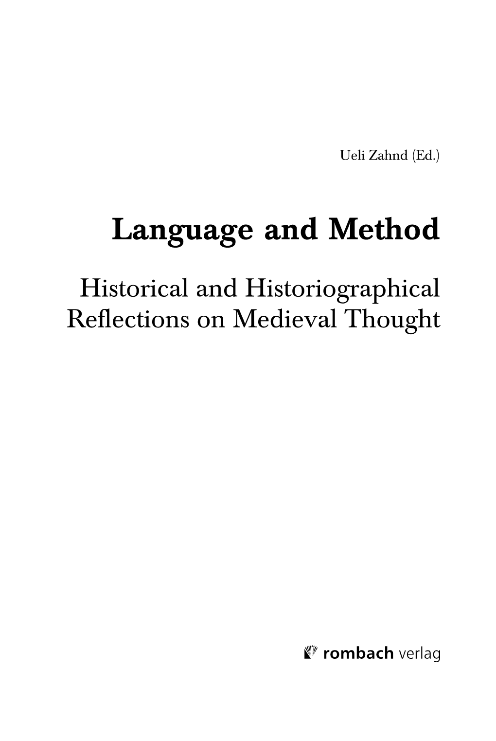 Language and Method