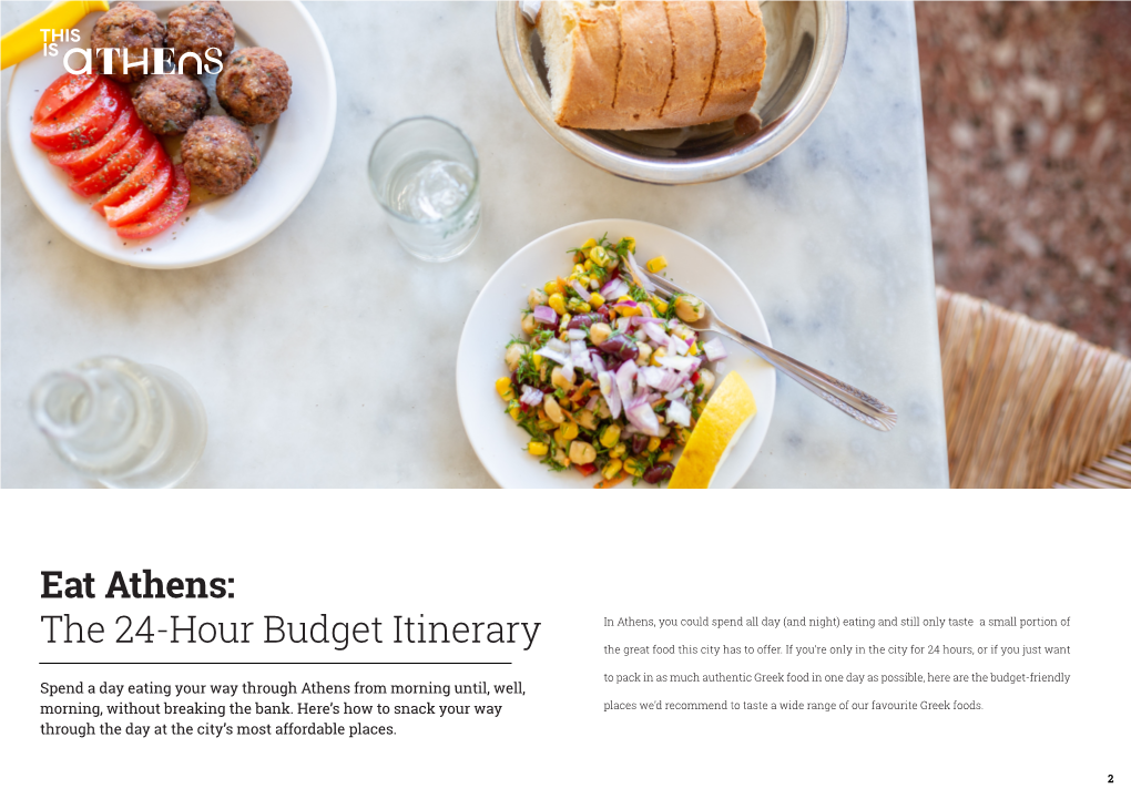 Eat Athens: the 24-Hour Budget Itinerary