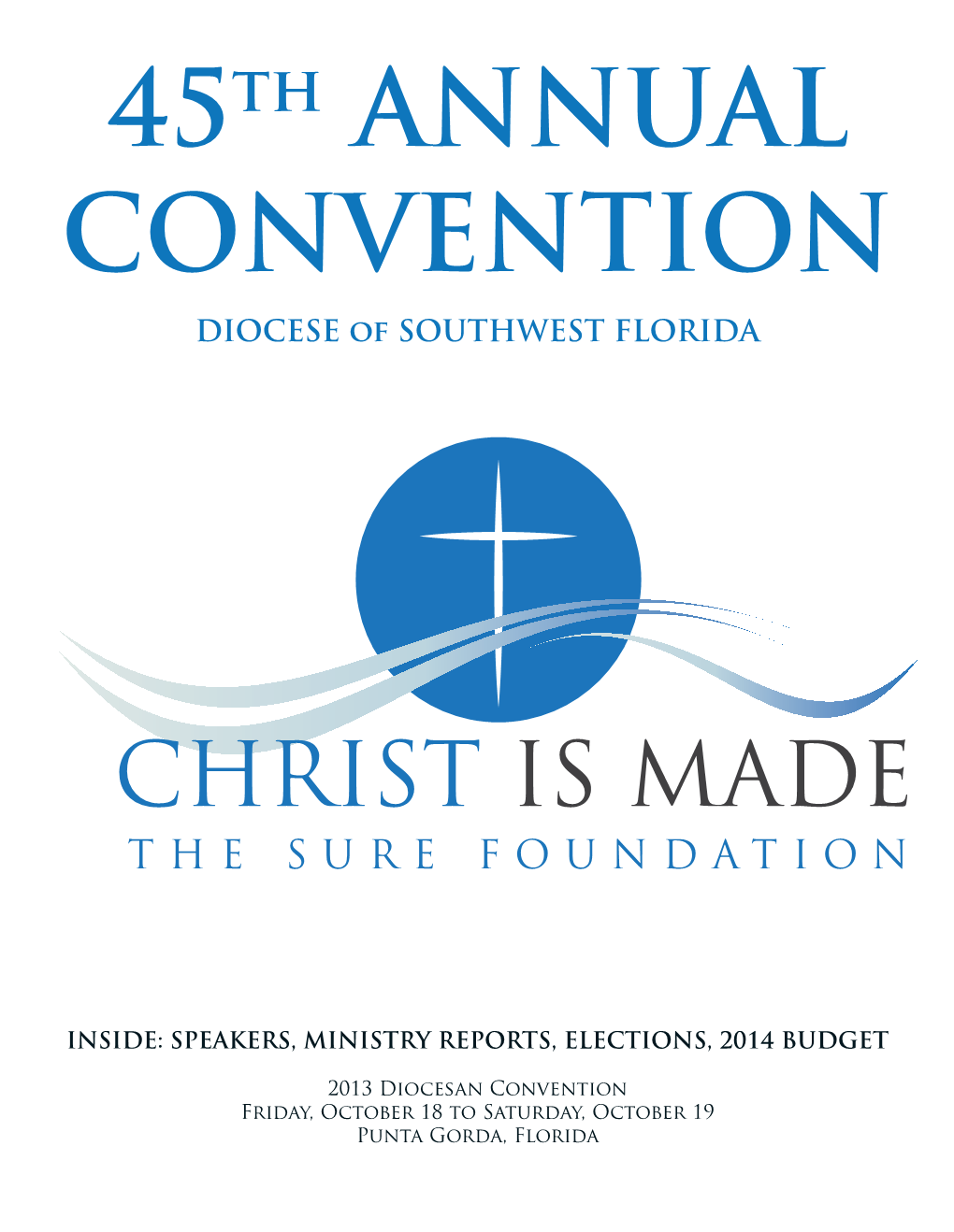 45Th Annual Convention Diocese of Southwest Florida