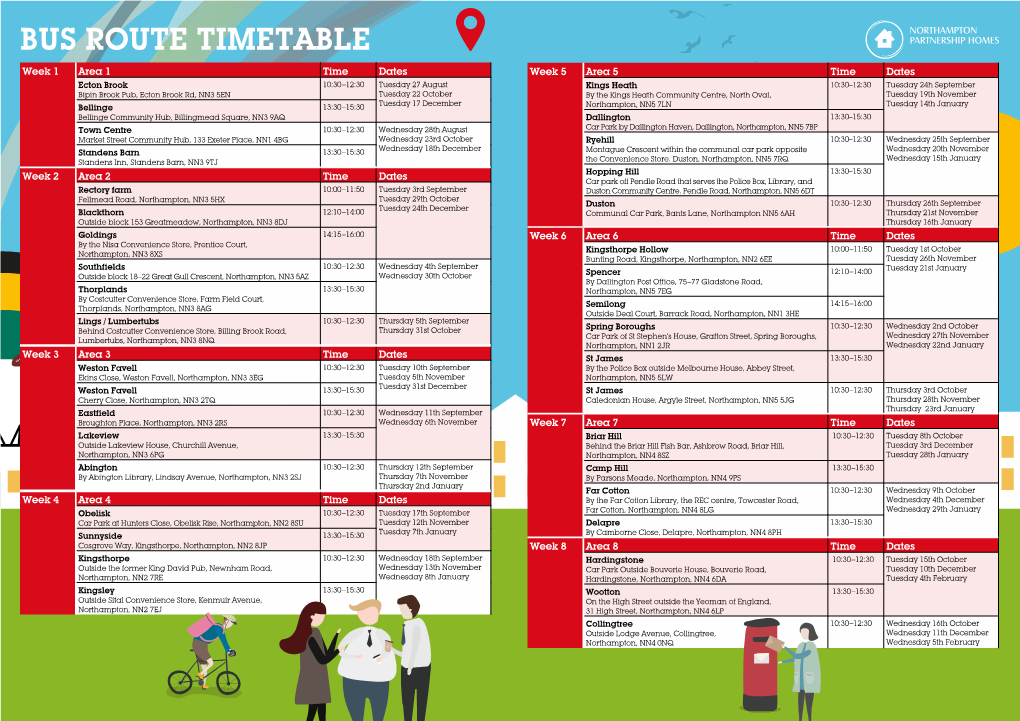 Bus Route Timetable