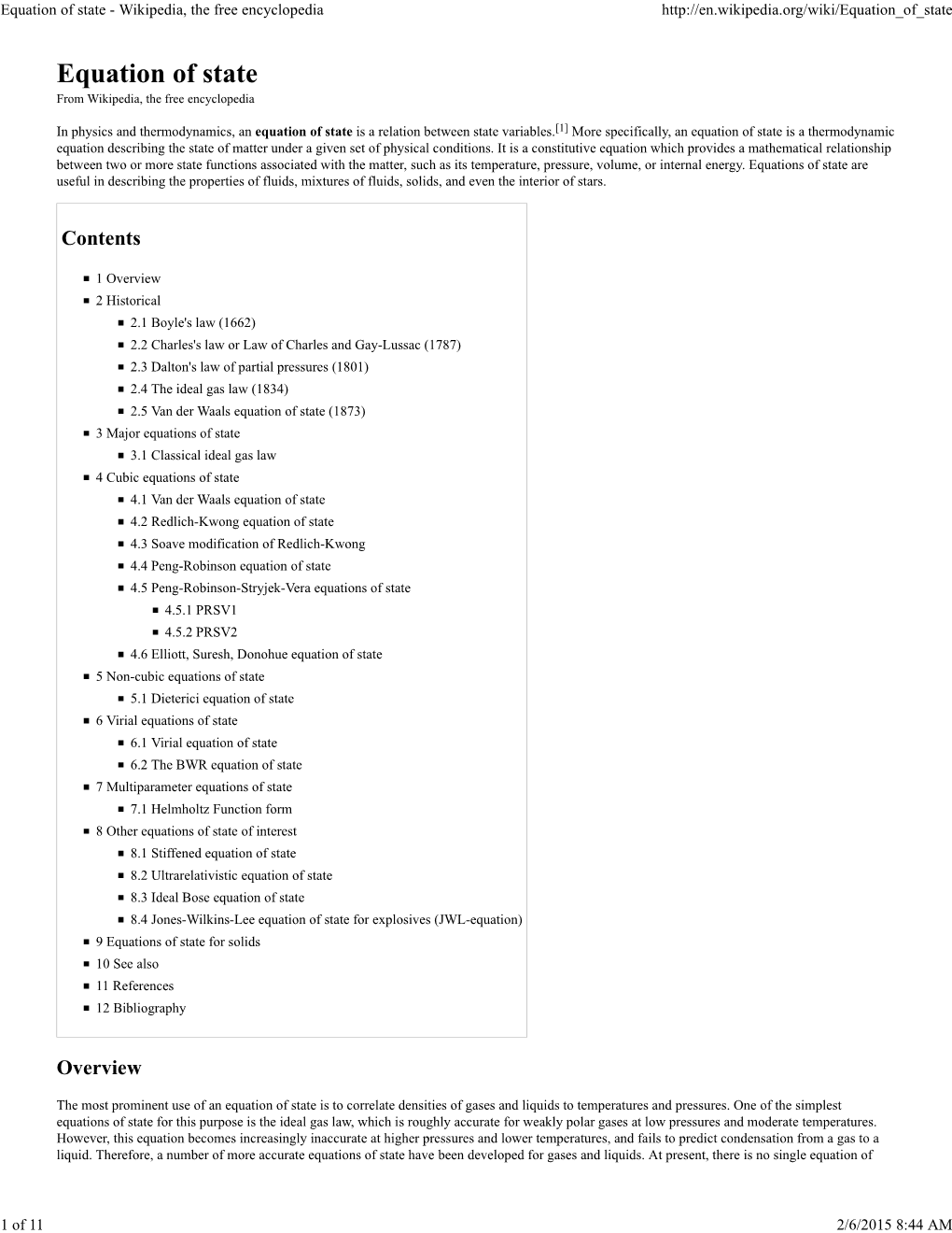 Equation of State - Wikipedia, the Free Encyclopedia