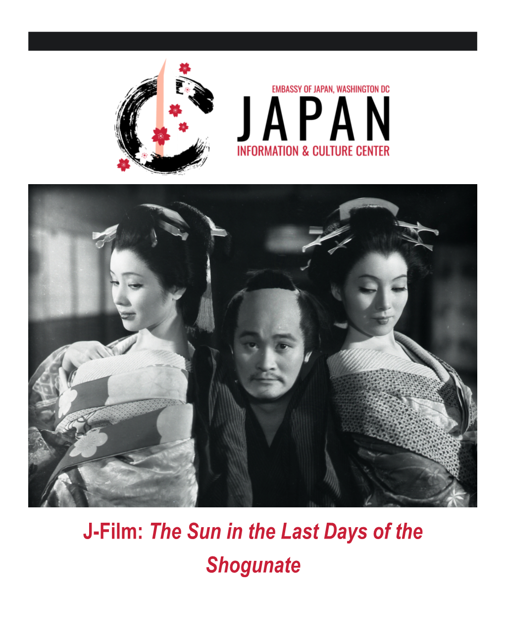 J-Film: the Sun in the Last Days of the Shogunate