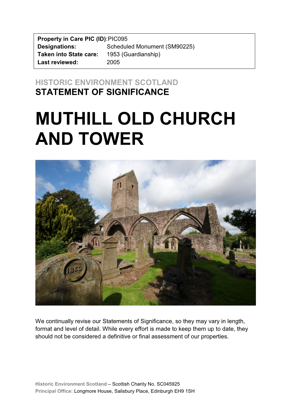 Muthill Old Church and Tower