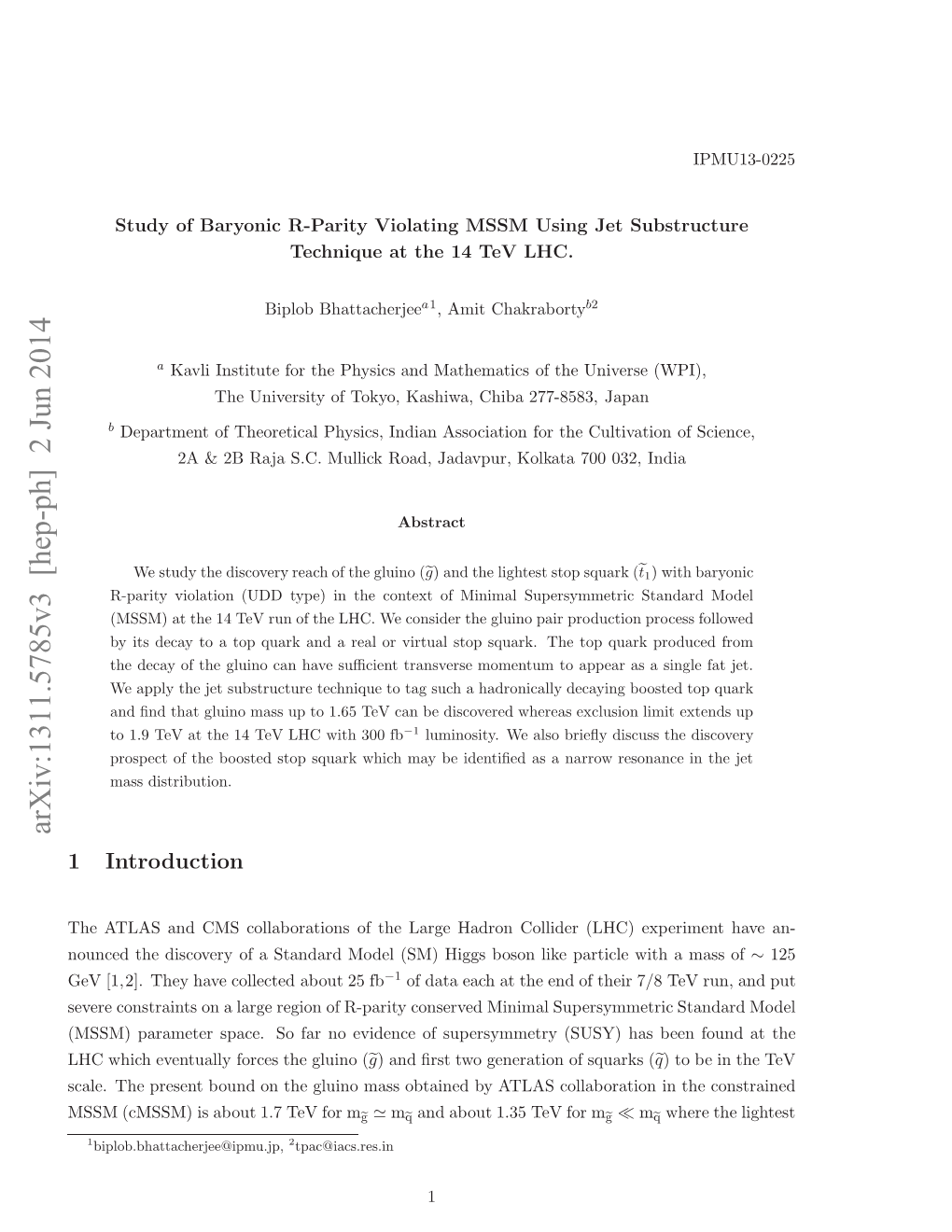 Study of Baryonic R-Parity Violating MSSM Using Jet Substructure