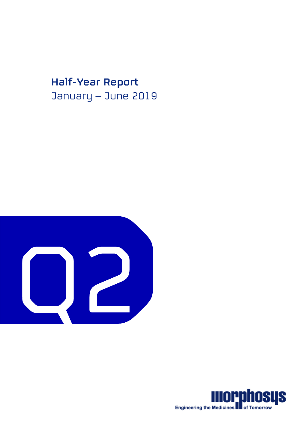 Half-Year Report January – June 2019