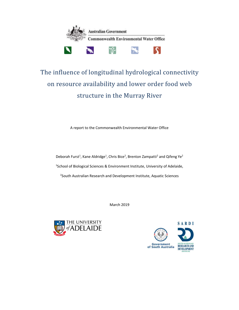 The Influence of Longitudinal Hydrological Connectivity on Resource Availability and Lower Order Food Web Structure in the Murray River