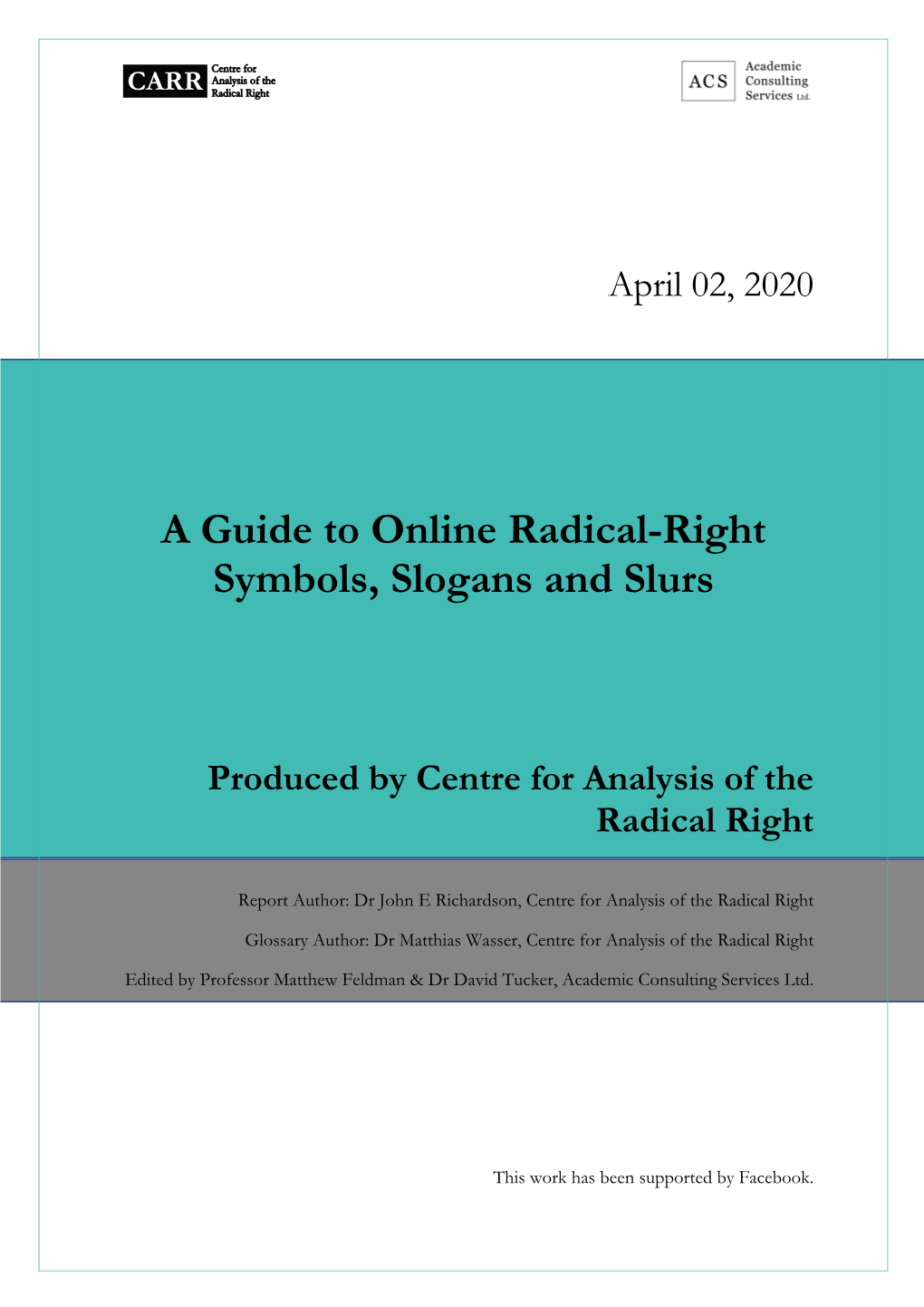 A Guide to Online Radical-Right Symbols, Slogans and Slurs