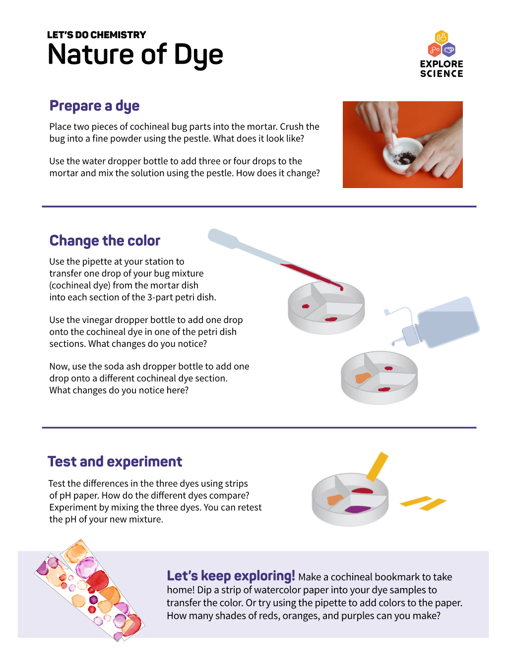 Nature of Dye Activity Guide