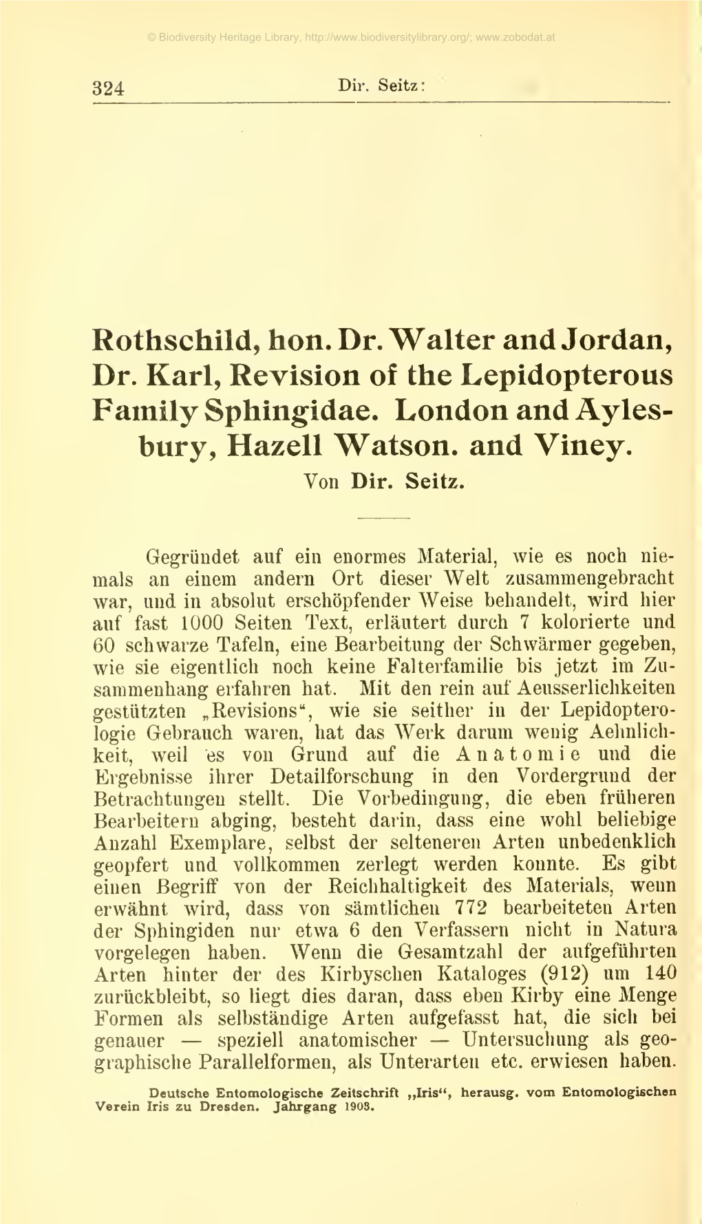 Deutsche Entomologische Zeitschrift Iris