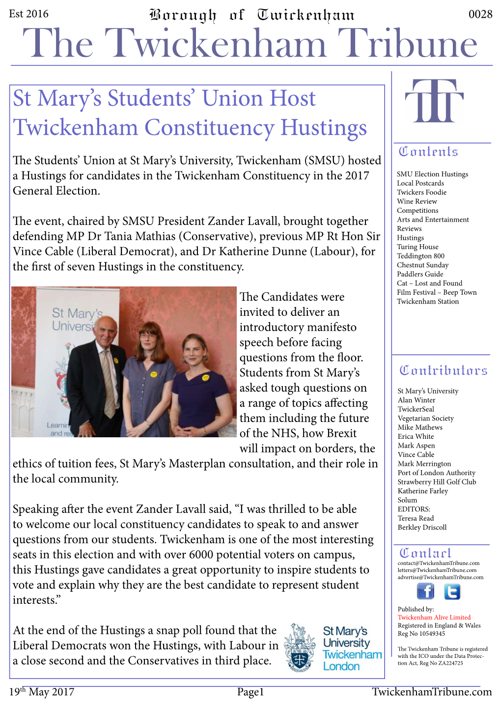 The Twickenham Tribune