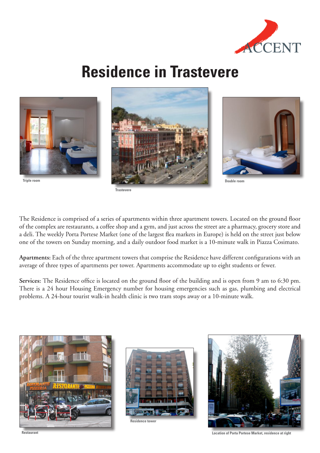 Residence in Trastevere
