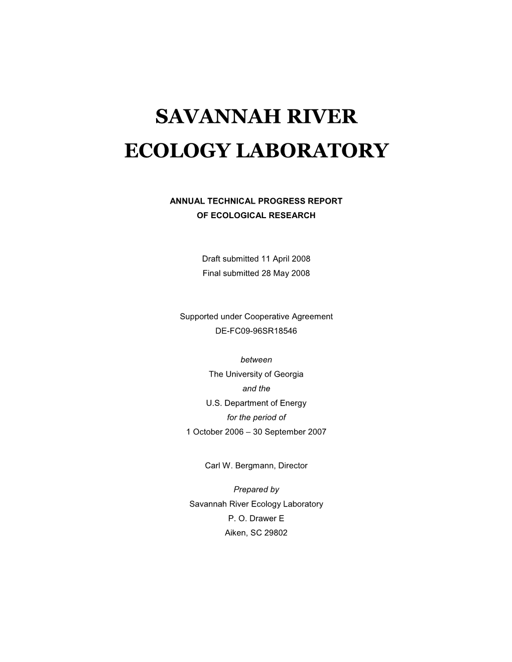 Savannah River Ecology Laboratory