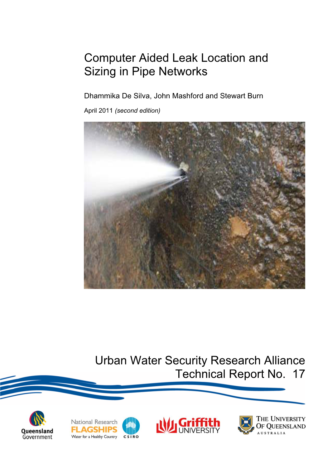 Computer Aided Leak Location and Sizing in Pipe Networks