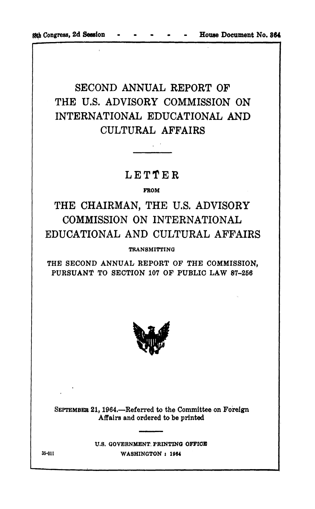 The Chairman, the U.S. Advisory