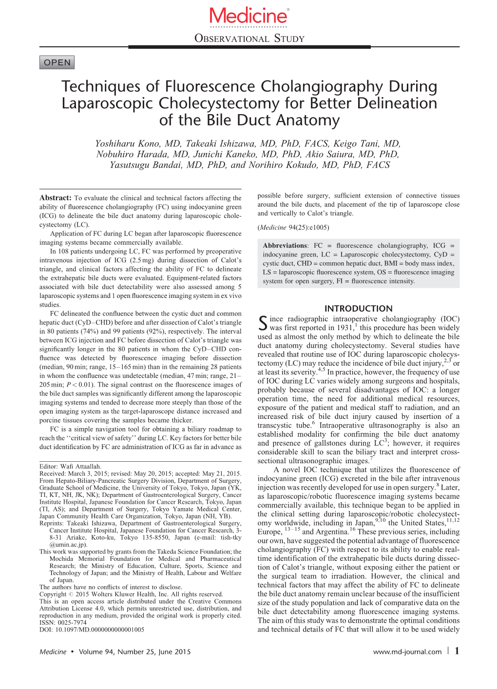 Techniques of Fluorescence Cholangiography During