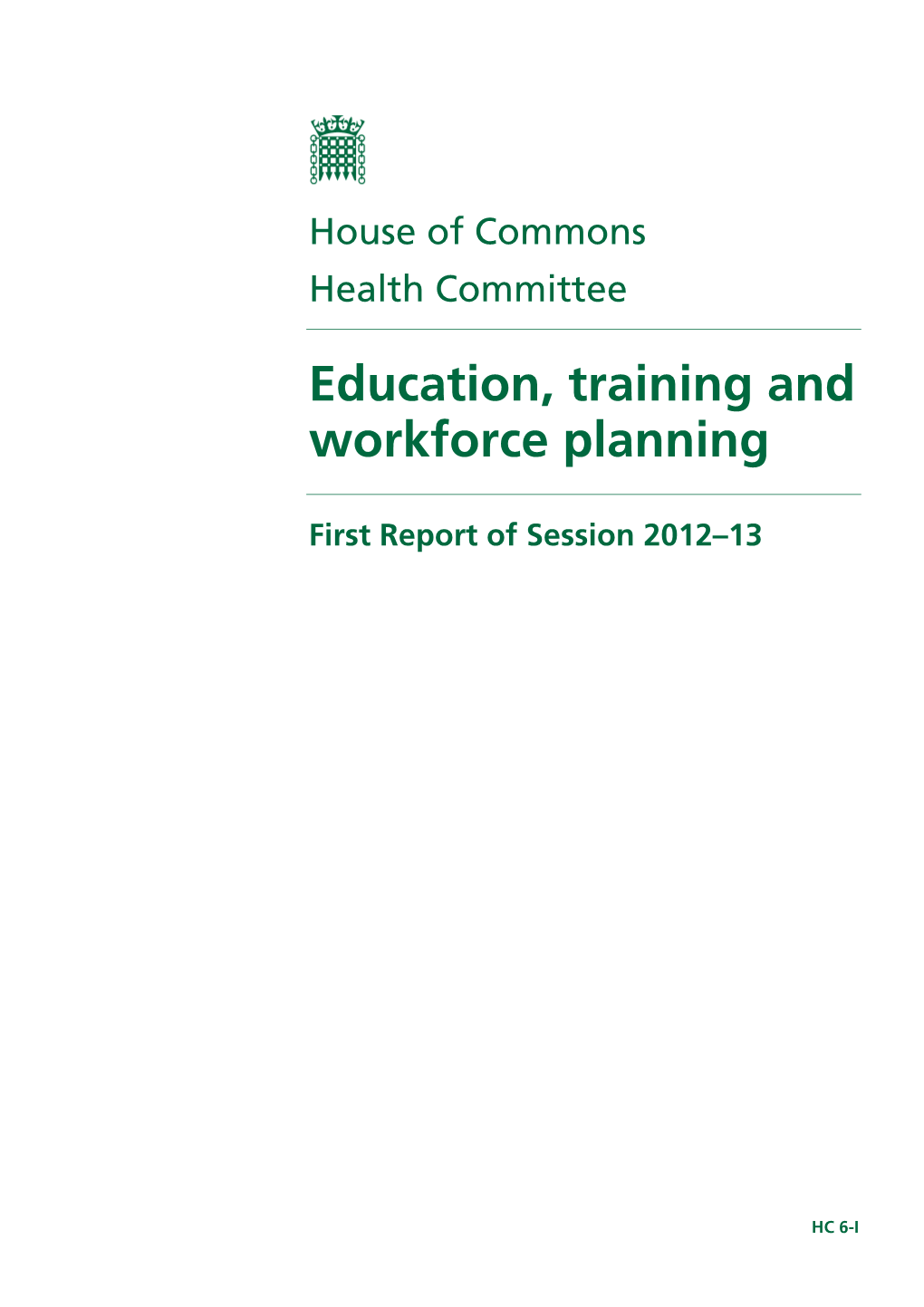 Education, Training and Workforce Planning