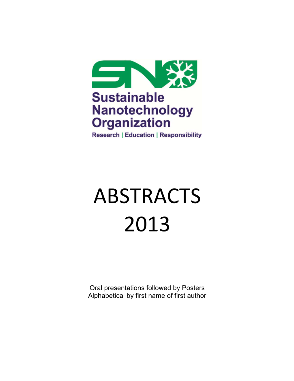 Abstracts 2013