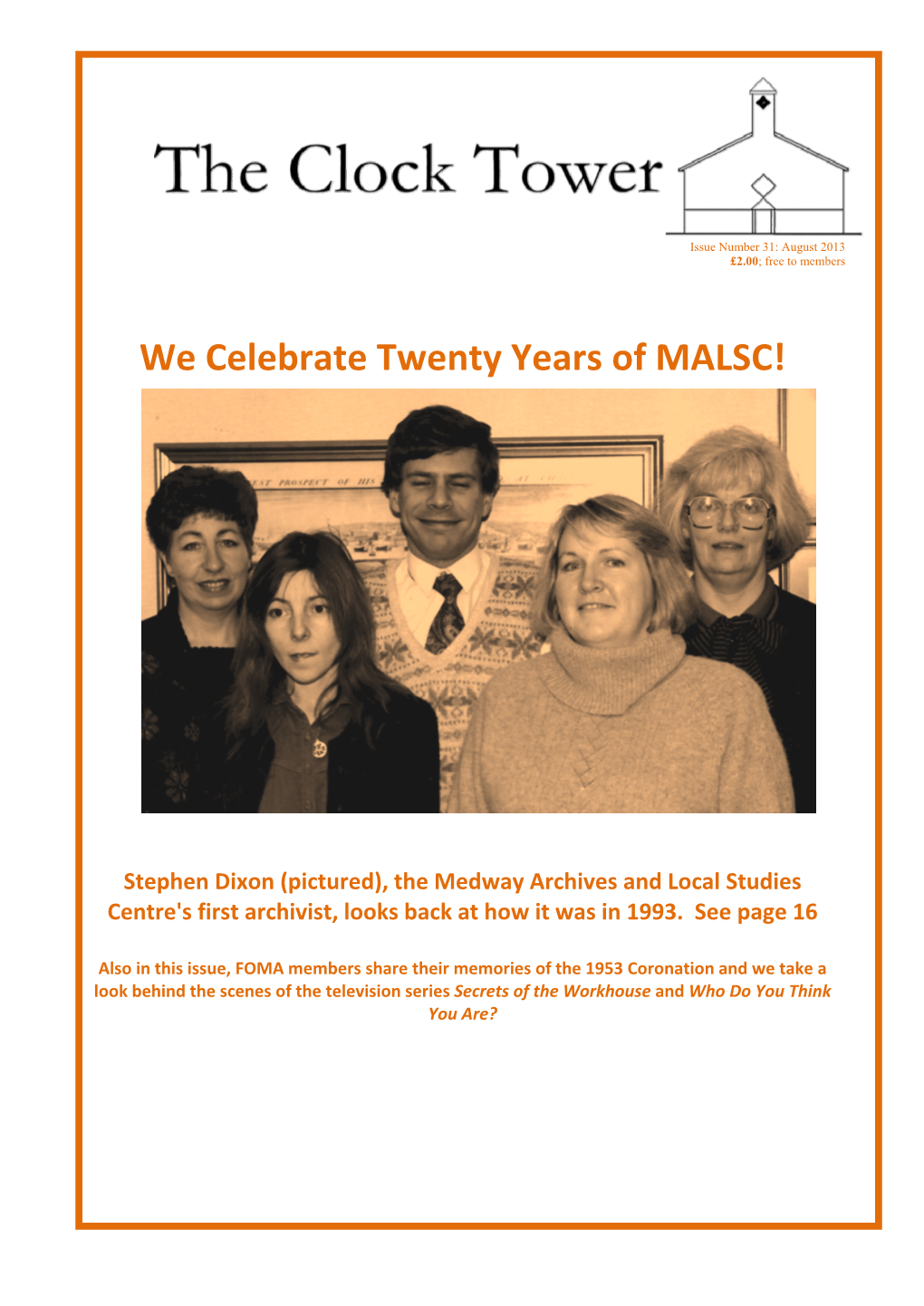 We Celebrate Twenty Years of MALSC!