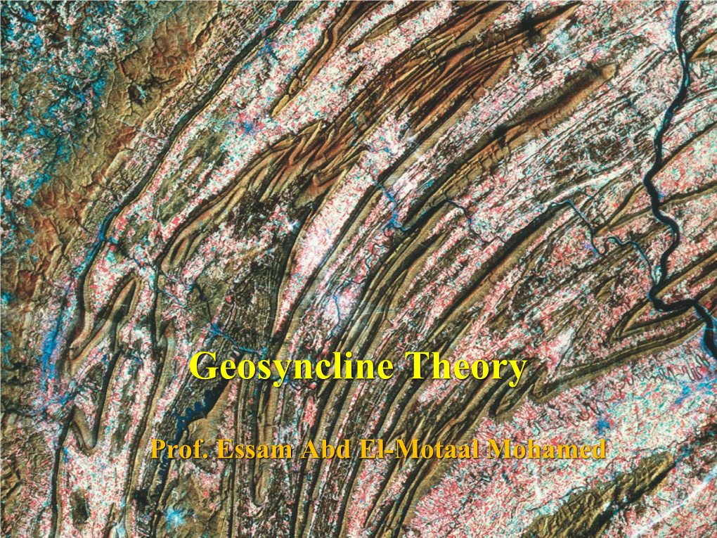 Geosyncline Theory