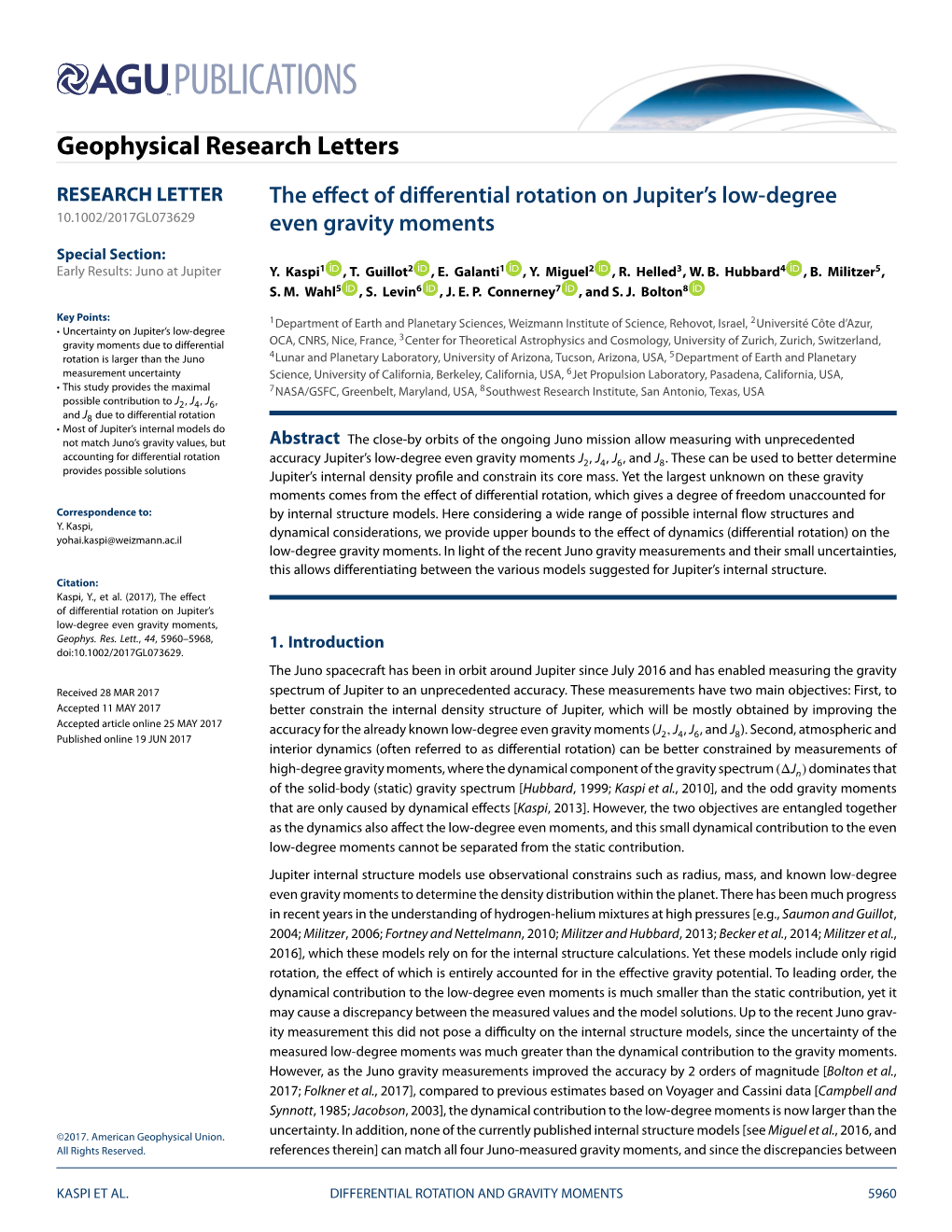 The Effect of Differential Rotation on Jupiter's Low-Degree Even Gravity