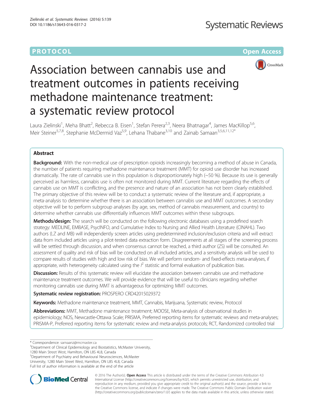 Association Between Cannabis Use and Treatment Outcomes in Patients