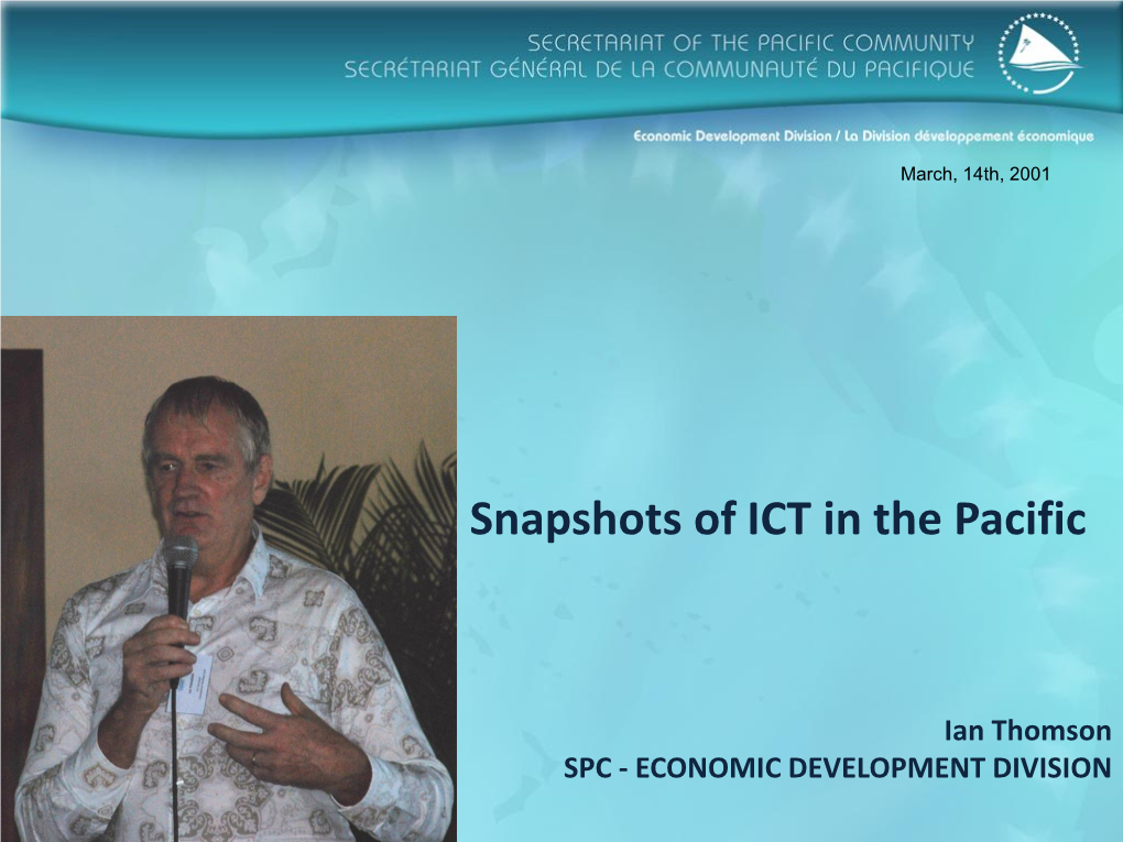 ICT in the Pacific