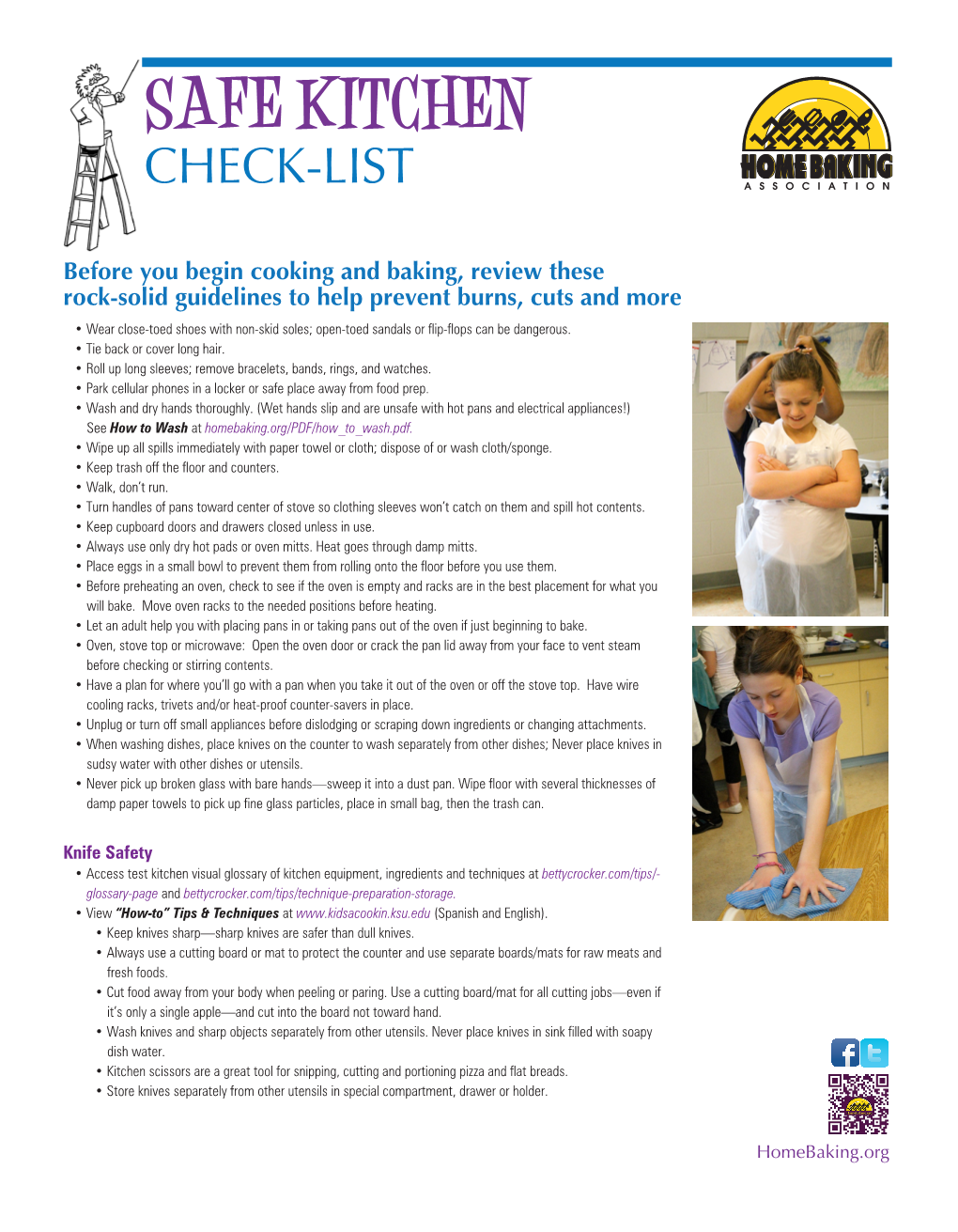 Safe Kitchen Checklist