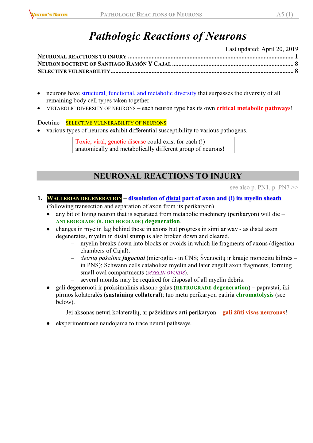 Pathologic Reactions of Neurons A5 (1)