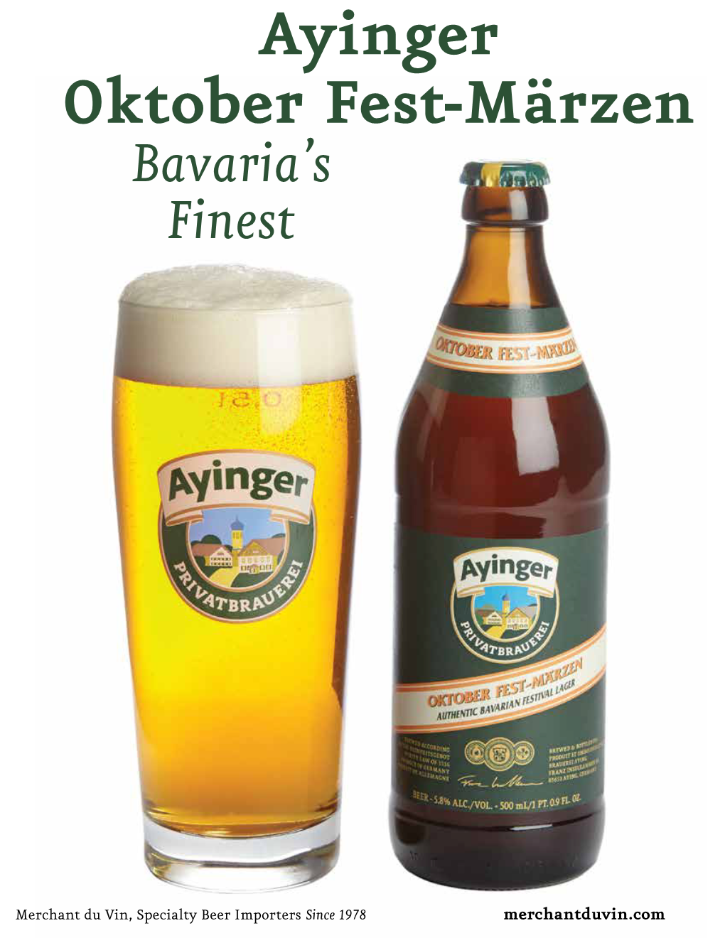 Ayinger Oktober Fest-Märzen Bavaria’S Finest