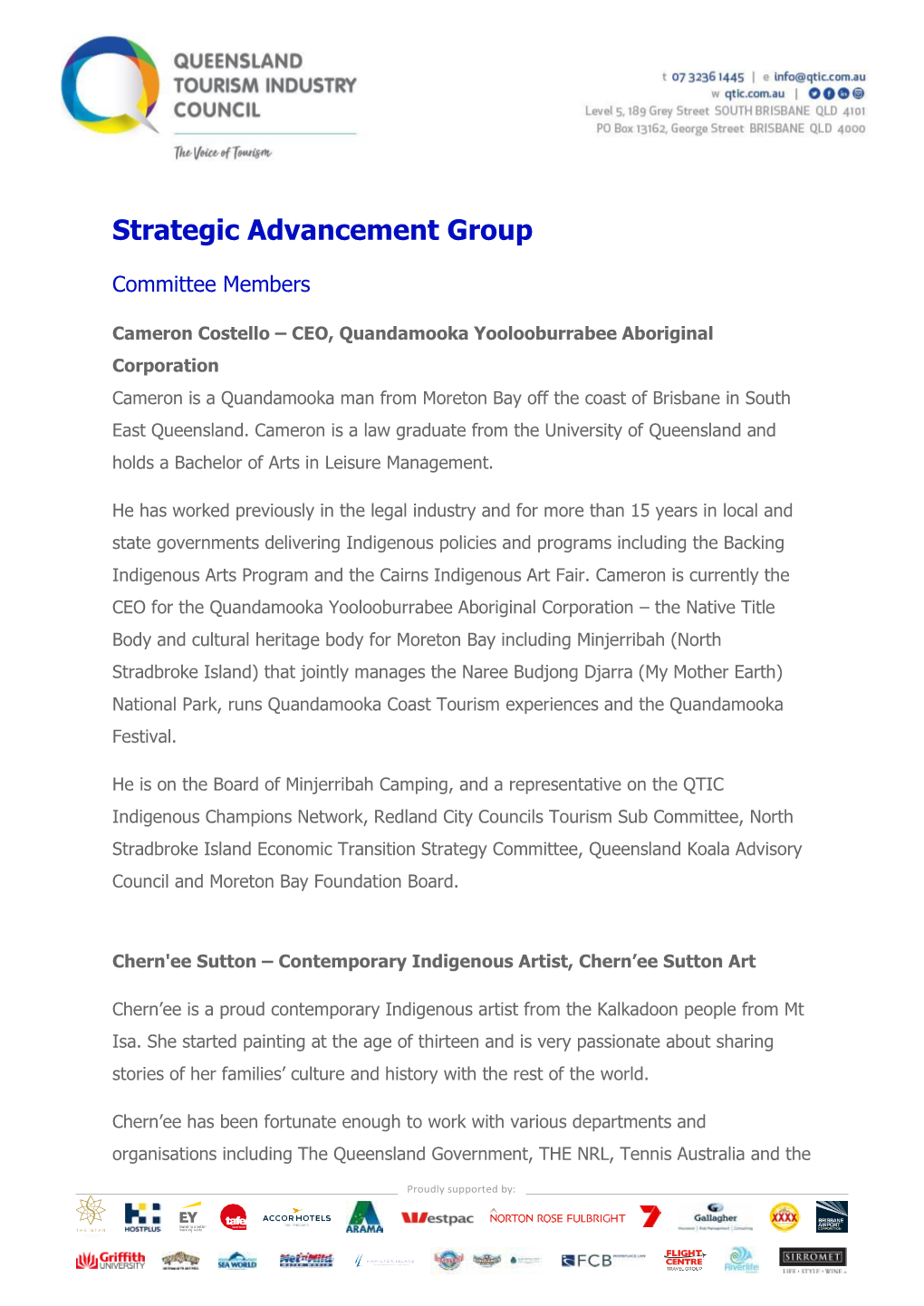 Strategic Advancement Group