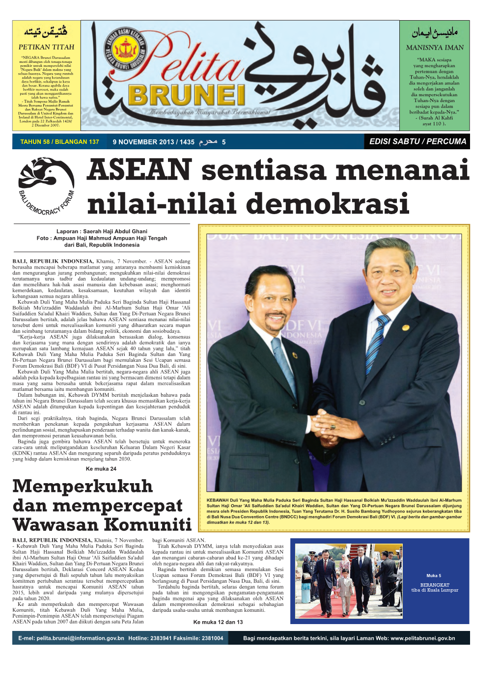 Pelita Brunei 09 November 2013